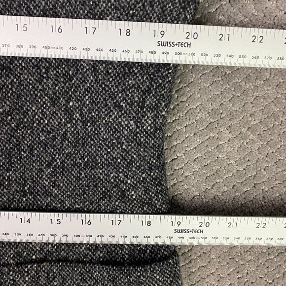 J. CREW Tweed Coat Overcoat Womens Medium Gray Wool Blend Thinsulate Insulated - Picture 10 of 15